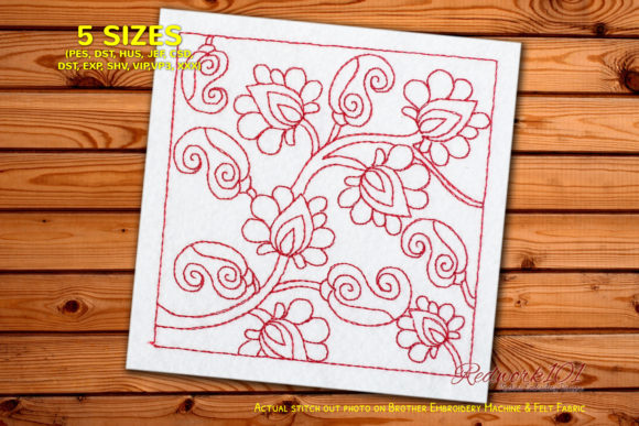 Abstract Flower Pattern