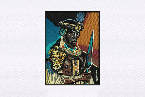 African Warrior Design